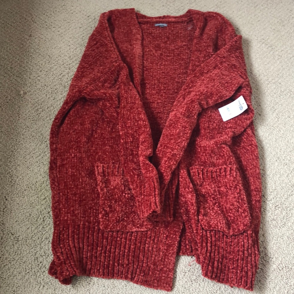 Charlotte Russe Burgundy Cardigan